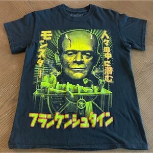 Universal x Rock Rebel Japanese Monster Among Us‎ Frankenstein Tee Size Small